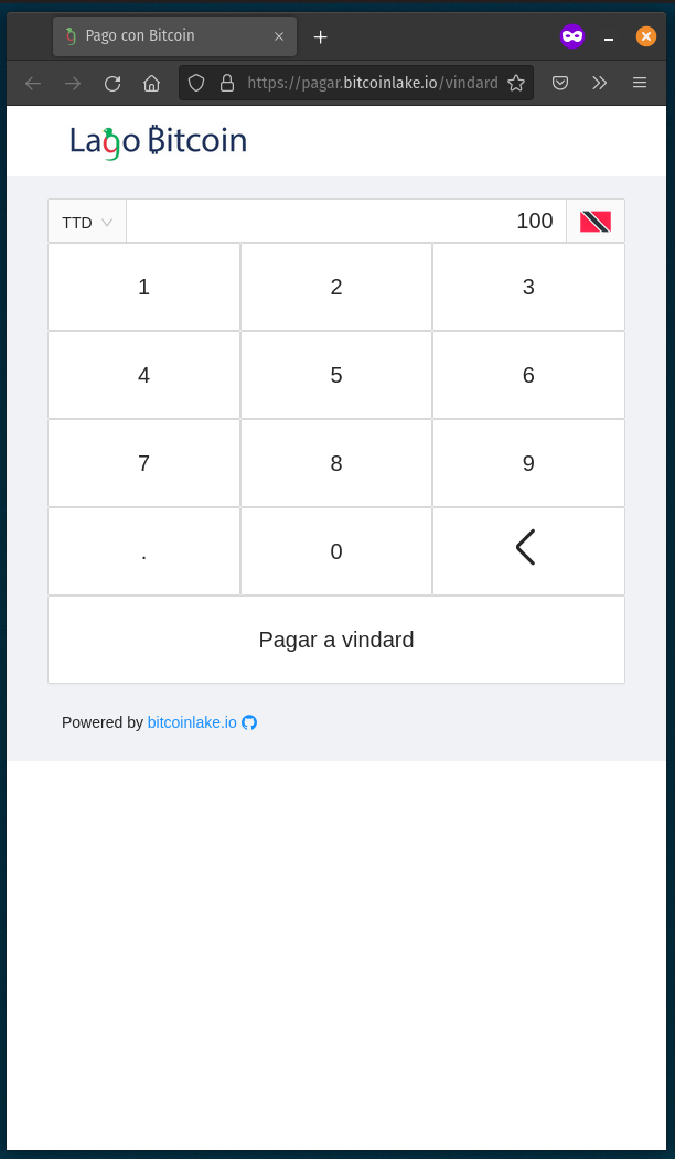 Lago Bitcoin Pay